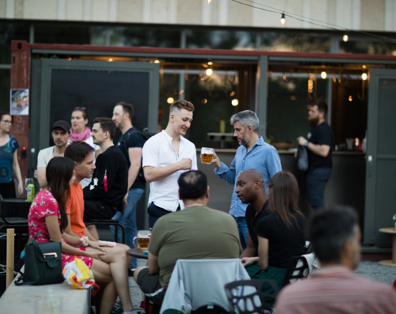 We have turned River Rink into a summer concept with dance nights by the river