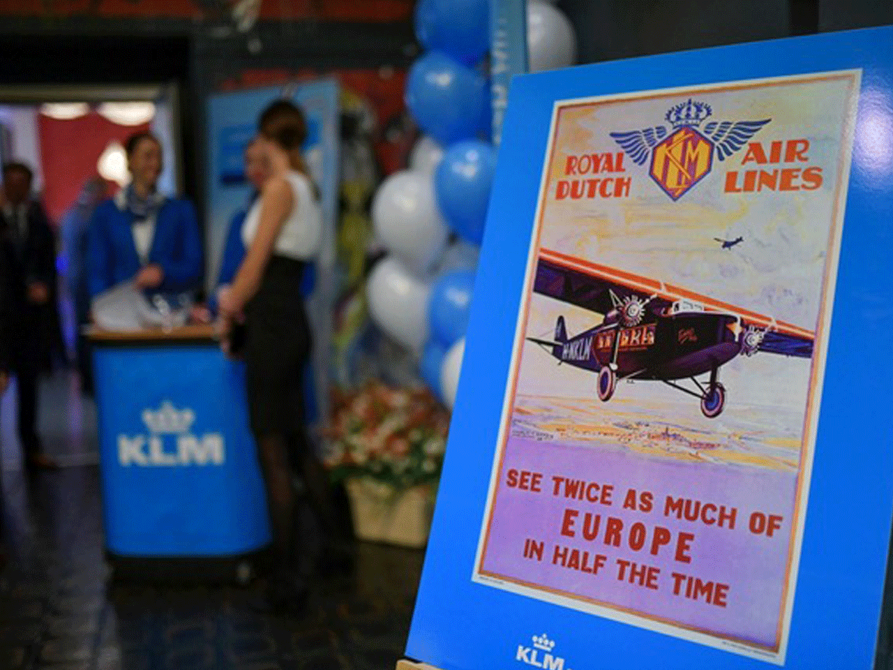 100 let výročí KLM Royal Dutch Airlines