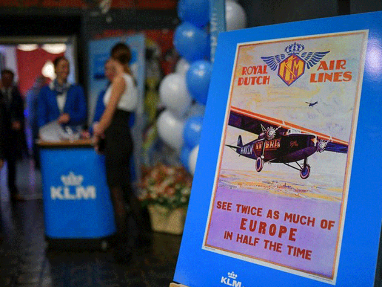 We have organized event for 100 years of KLM ROYAL DUTCH AIRLINES