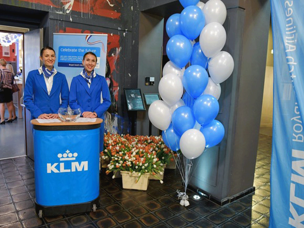 We have organized event for 100 years of KLM ROYAL DUTCH AIRLINES