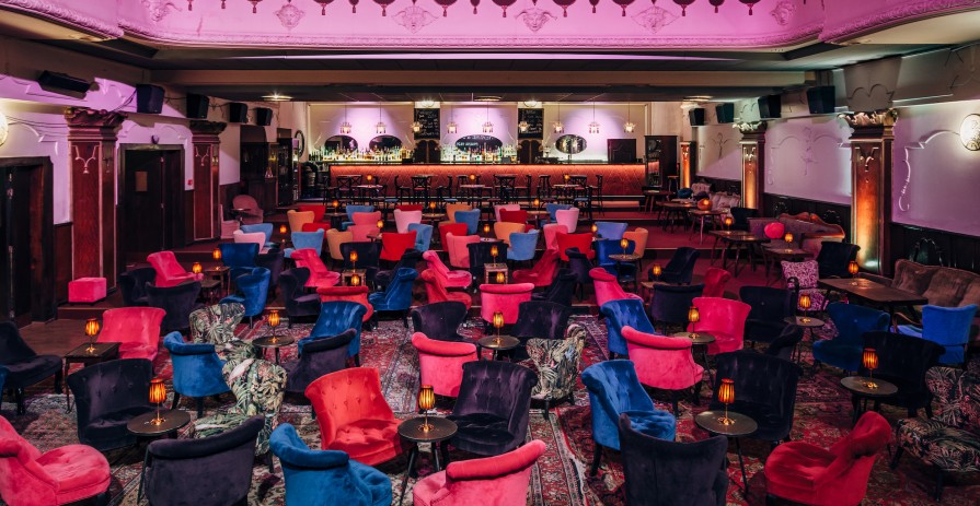 Original event space in a former cinema, Prague 2