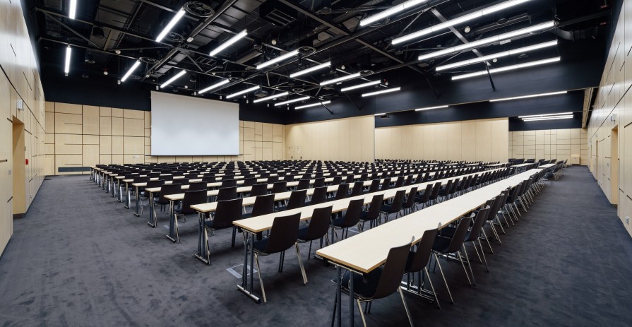 Large conference hall with breakout rooms