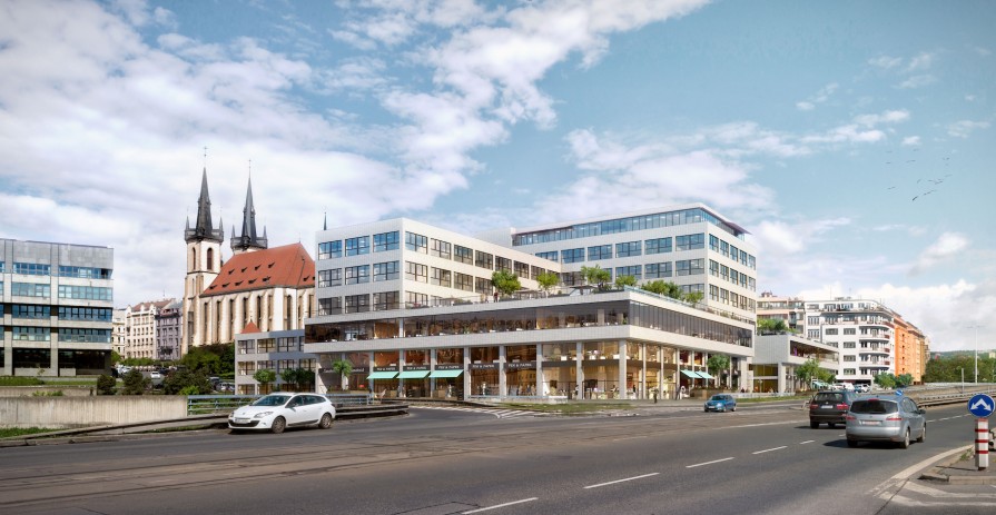 Prostory pro obchod, služby, bistro, metro Vltavská