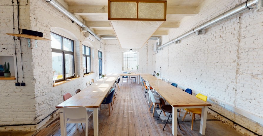 Industrial space for seminars and cooking workshops in Holešovice, Prague 7