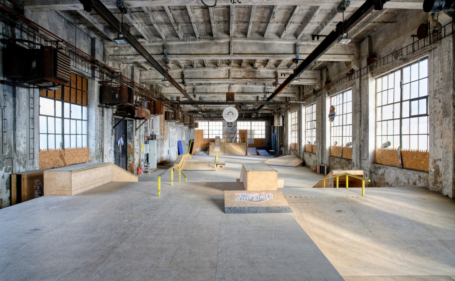 event space skateboarding hall