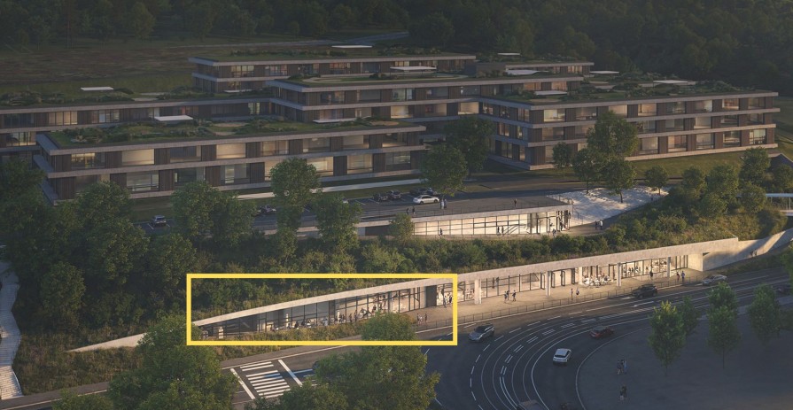 High-visibility retail unit 321 m²