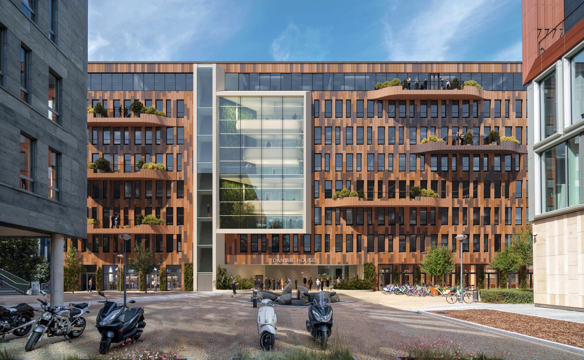 Pronájem kanceláří v Danube House Praha 8