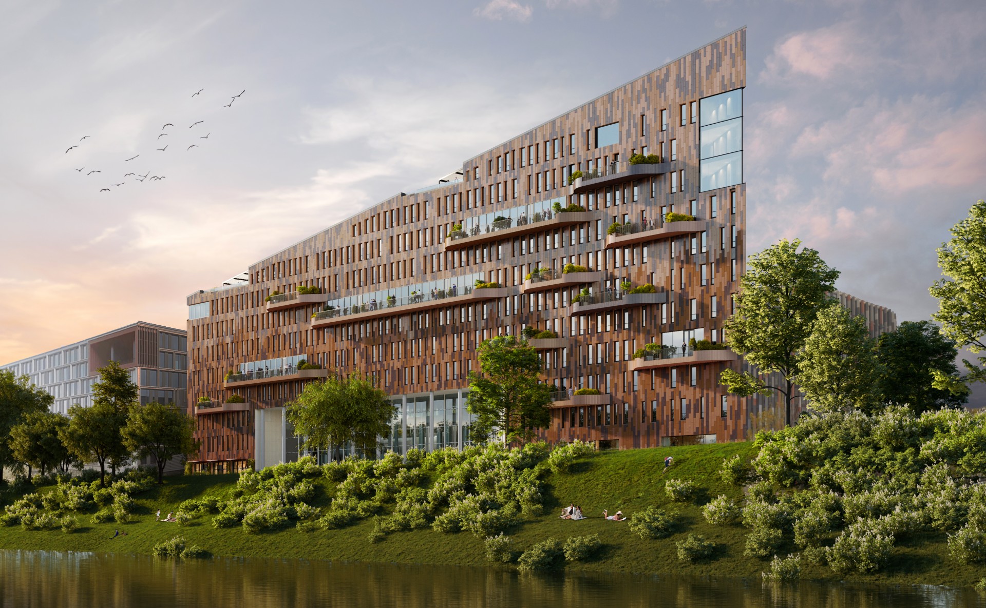 Pronájem kanceláří v Danube House Praha 8