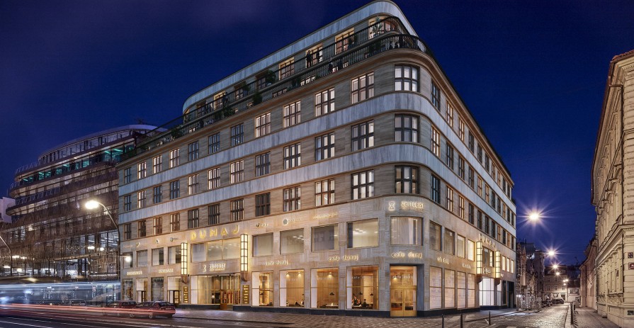 Restaurant space for lease in a prestigious building – Palác Dunaj, Prague 1, Voršilská Street, 214 m²