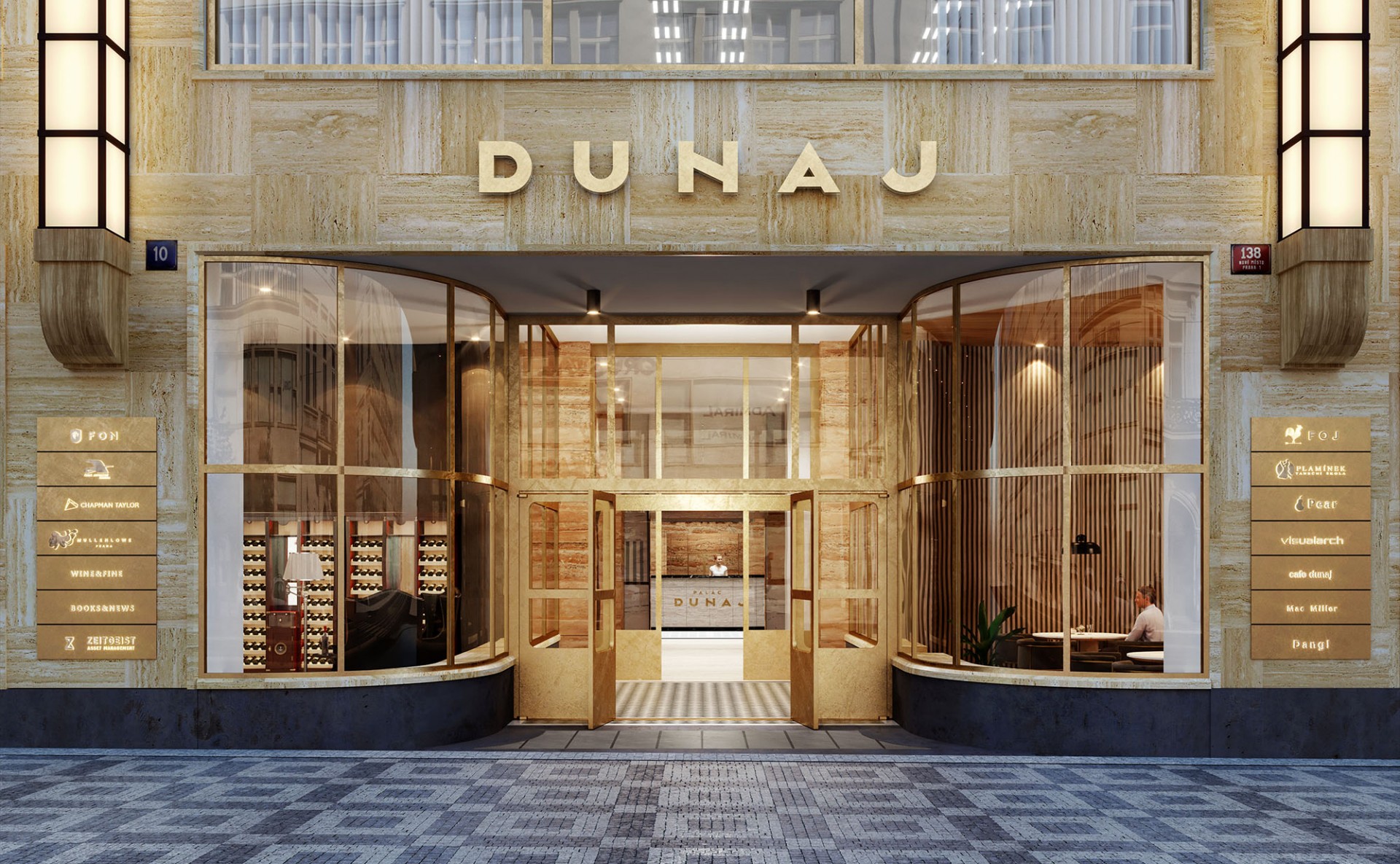 Pronájem prostor pro restauraci na Praze 1 v Paláci Dunaj