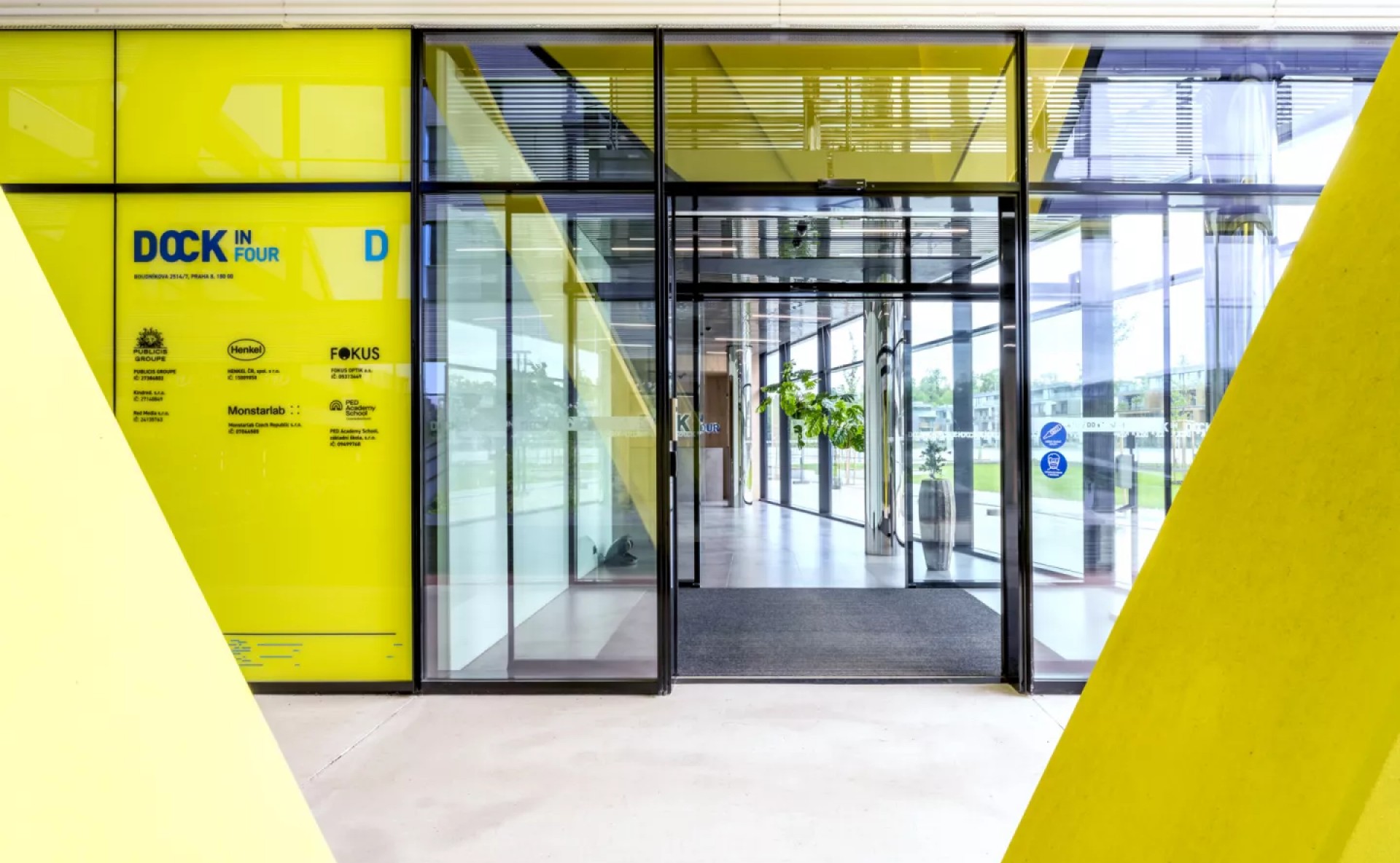 Pronájem kanceláří Dock In Four Palmovka