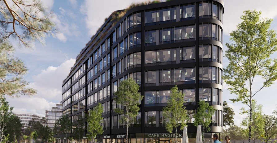 Hagibor: Pronájem kanceláří ve Vršovicích, v budově Hagibor 02