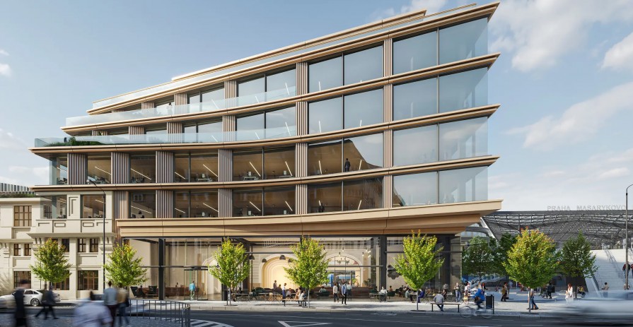 Office space for rent in Prague 1, HYBE building, 280 – 4,400 m²