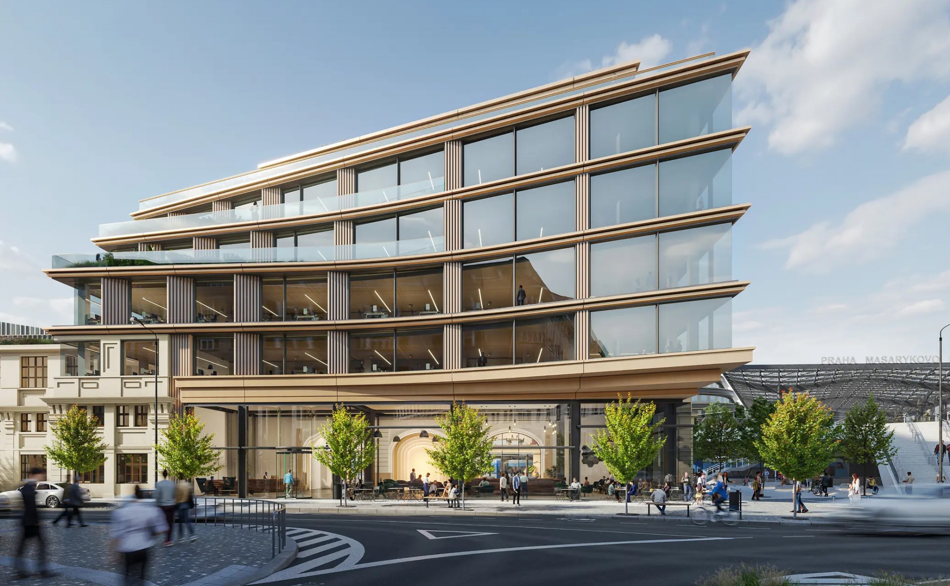 Pronájem kanceláří Praha 1 Hybe