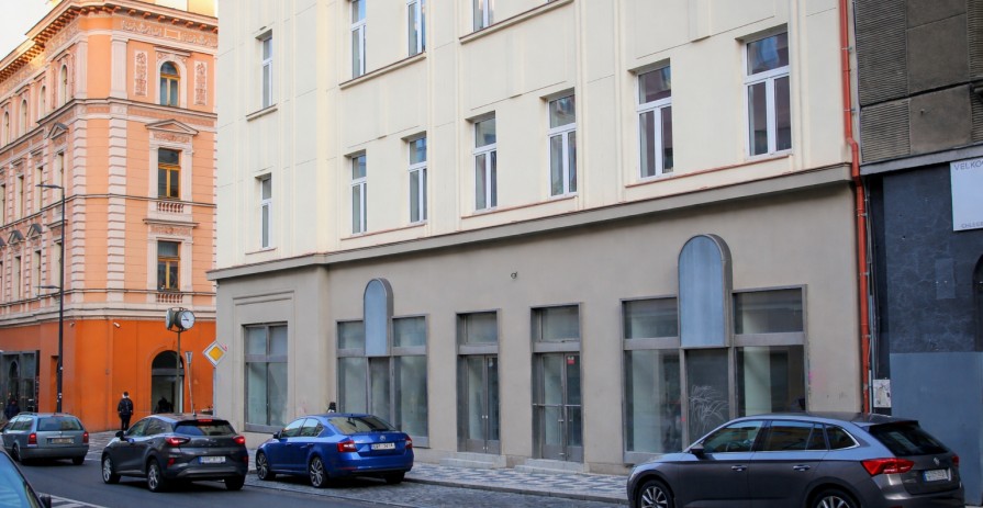 Commercial space in a developing part of Žižkov