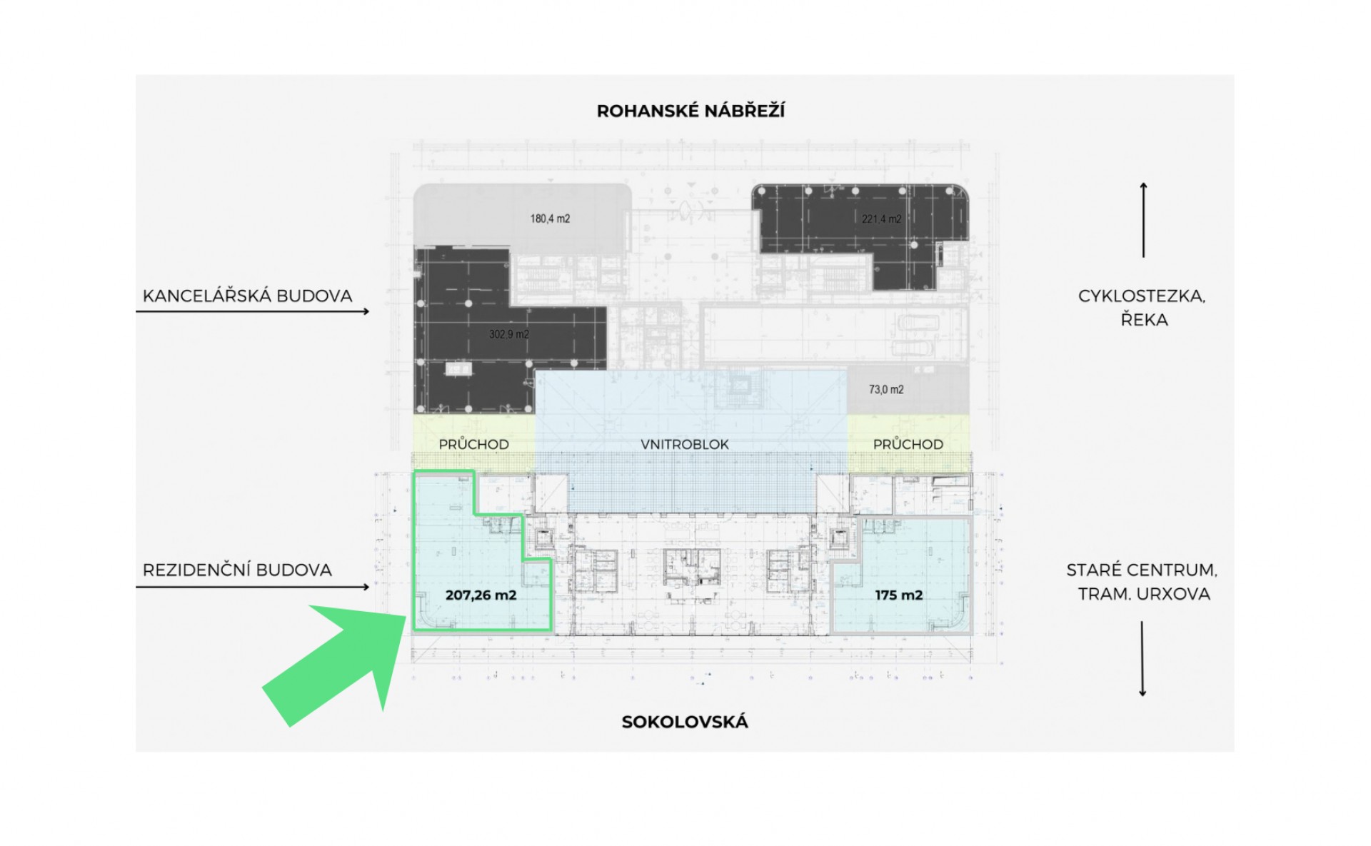 Obchod k pronájmu Karlín