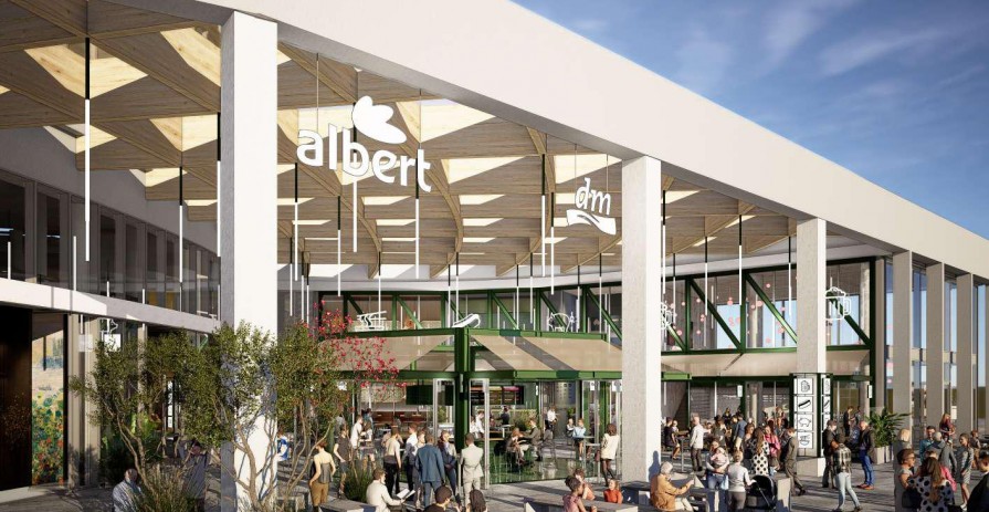 Prostory 38 - 305 m2 pro maloobchodní prodejnu ve Smíchovské tržnici / realizace Q1 2028