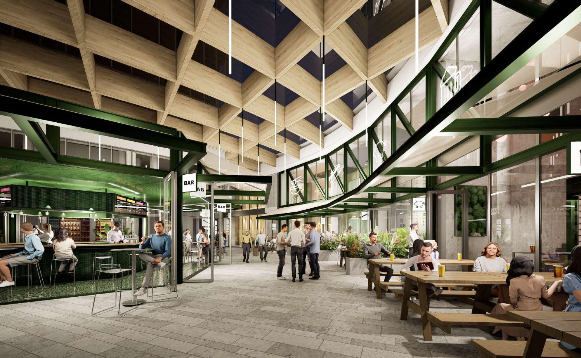 Prostory pro maloobchodní prodejnu ve Smíchovské tržnici Praha 5