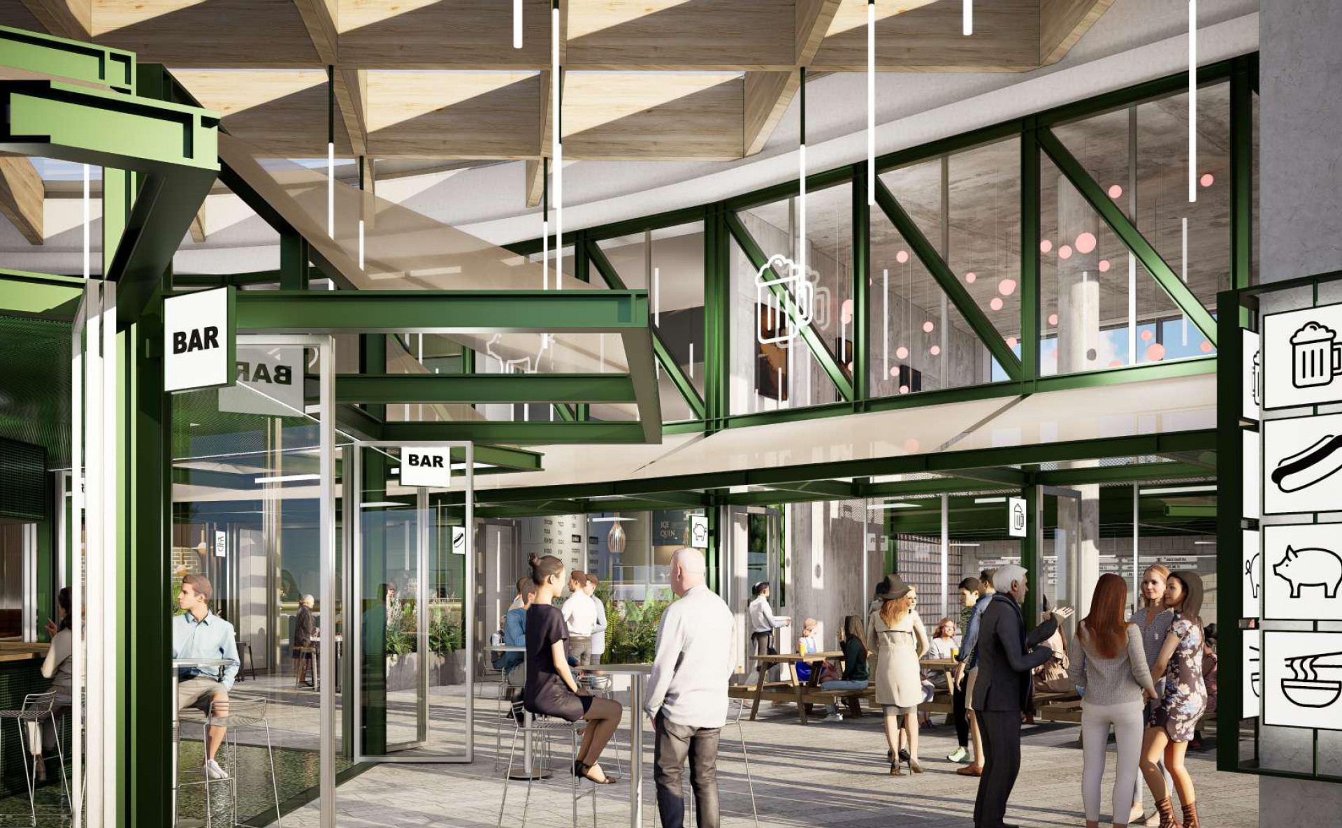 Prostory pro maloobchodní prodejnu ve Smíchovské tržnici Praha 5