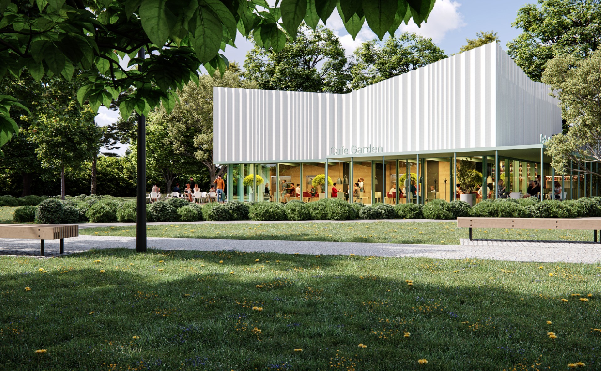 Operation / Lease of Café Garden, Olomouc–Neředín