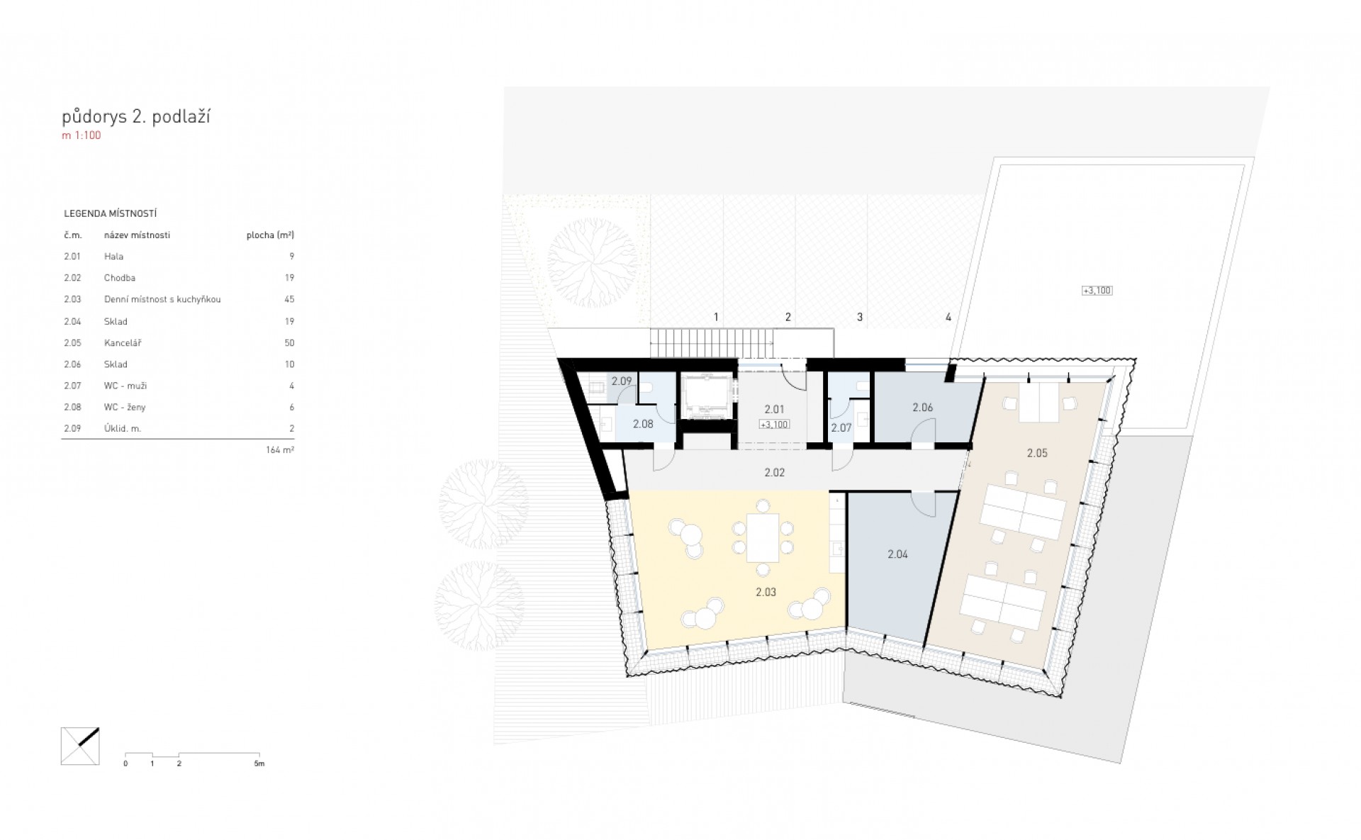 Operation / Lease of Café Garden, Olomouc–Neředín