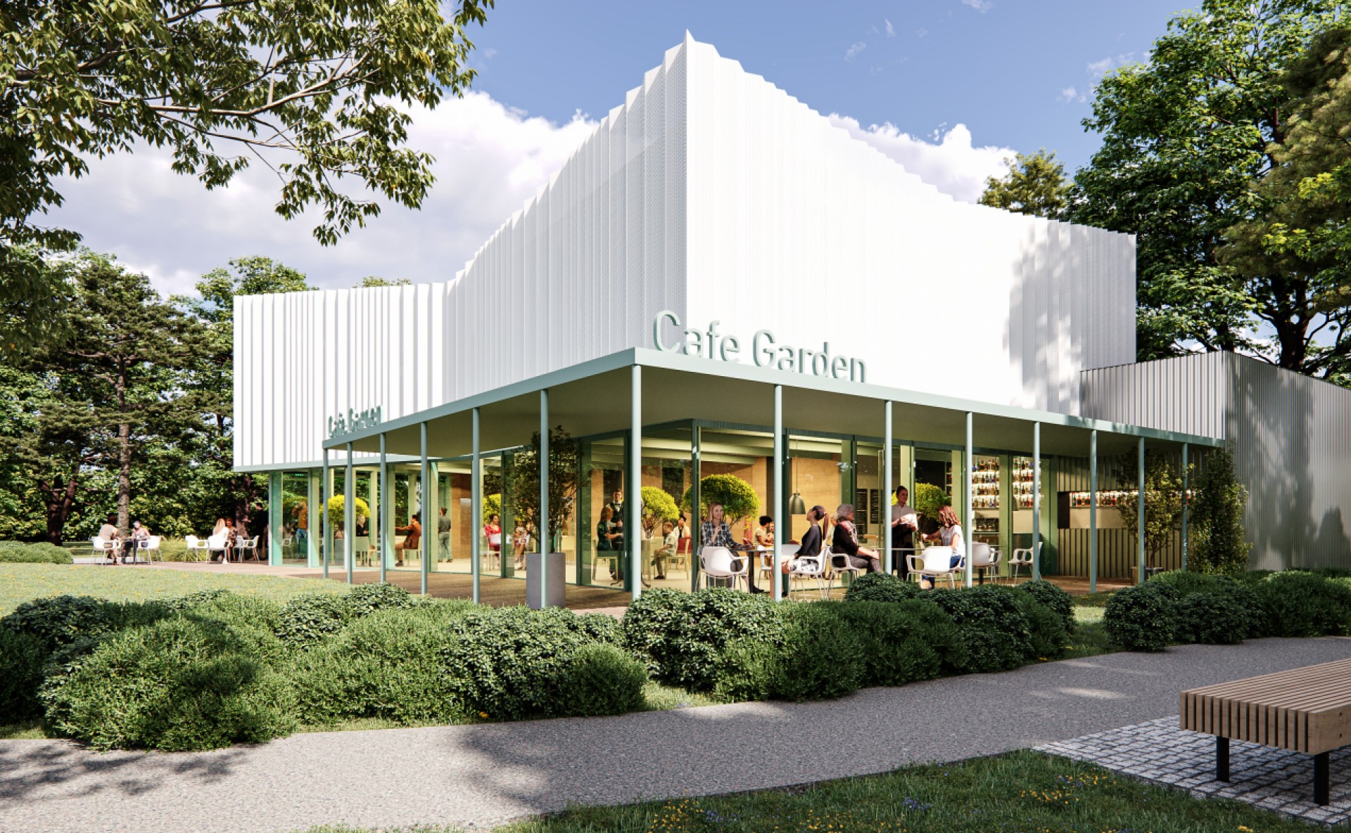 Operation / Lease of Café Garden, Olomouc–Neředín