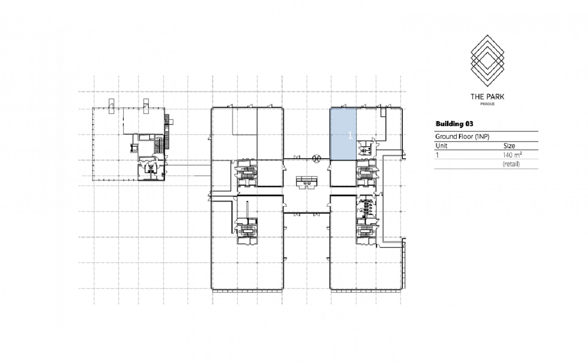 The Park pronájem kanceláří v moderním kampusu Praha 4 Chodov