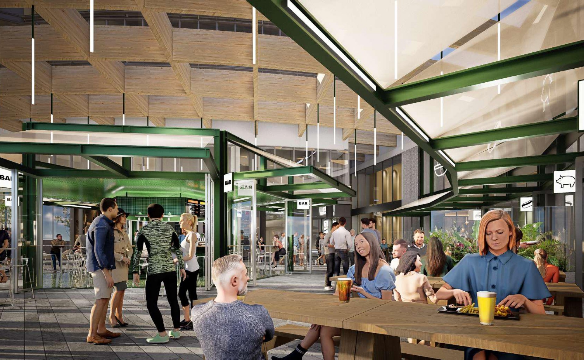 Prostory pro maloobchodní prodejnu ve Smíchovské tržnici Praha 5