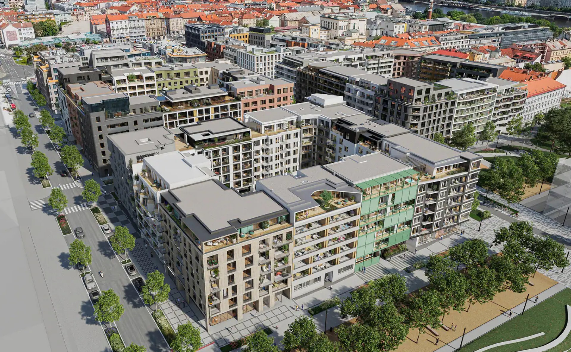 Pronájem obchodních prostor Smíchov City SM7 Praha  5