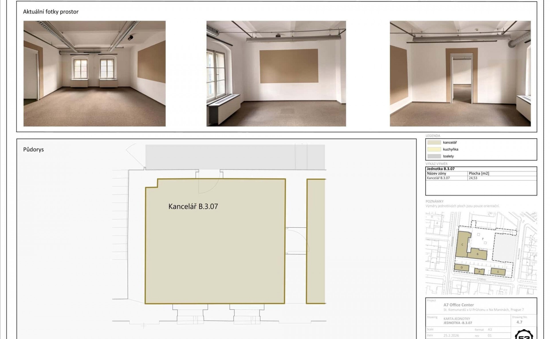 Pivovar 57 pronájem moderních kanceláří Praha 7 Holešovice