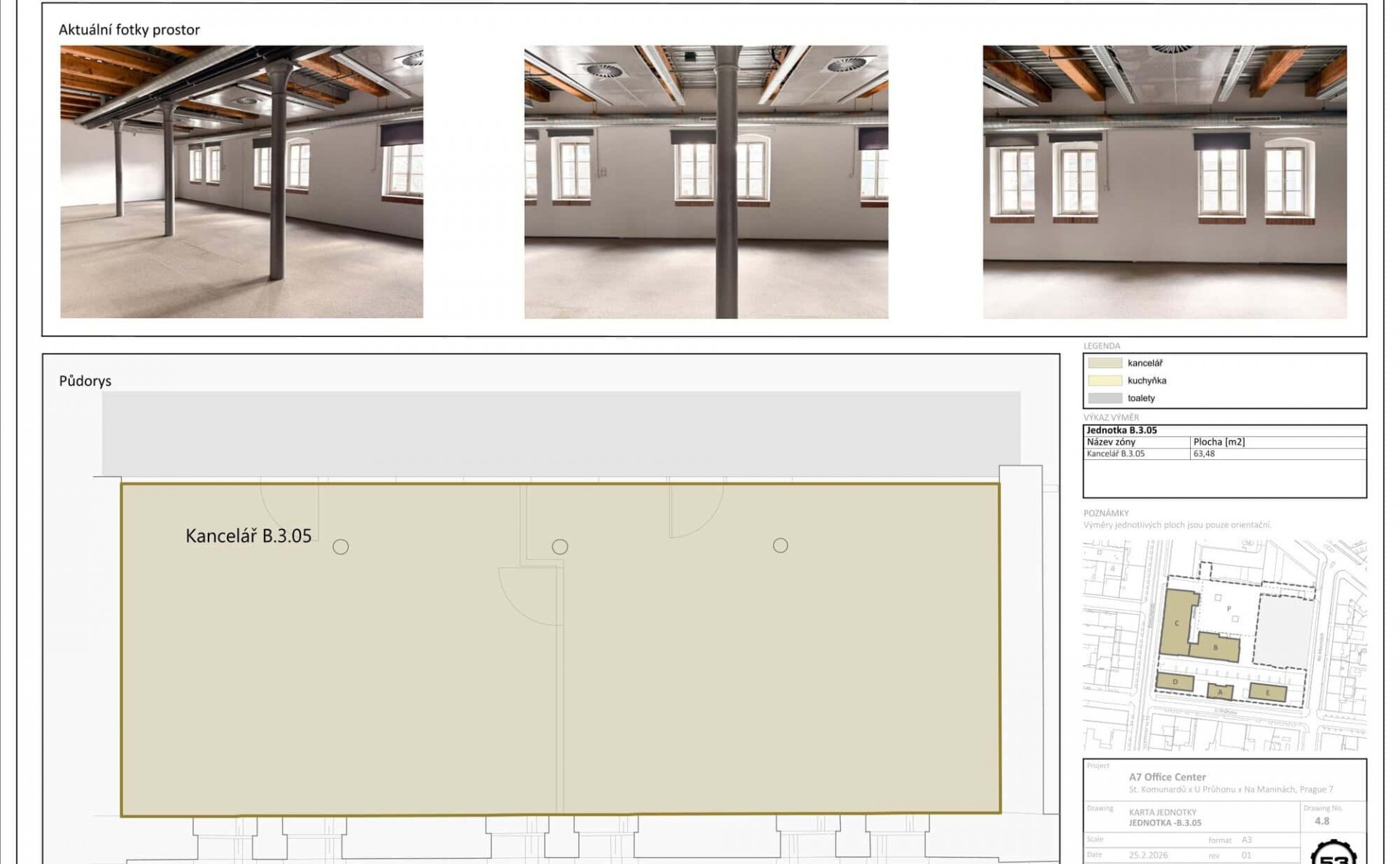Pivovar 57 pronájem moderních kanceláří Praha 7 Holešovice