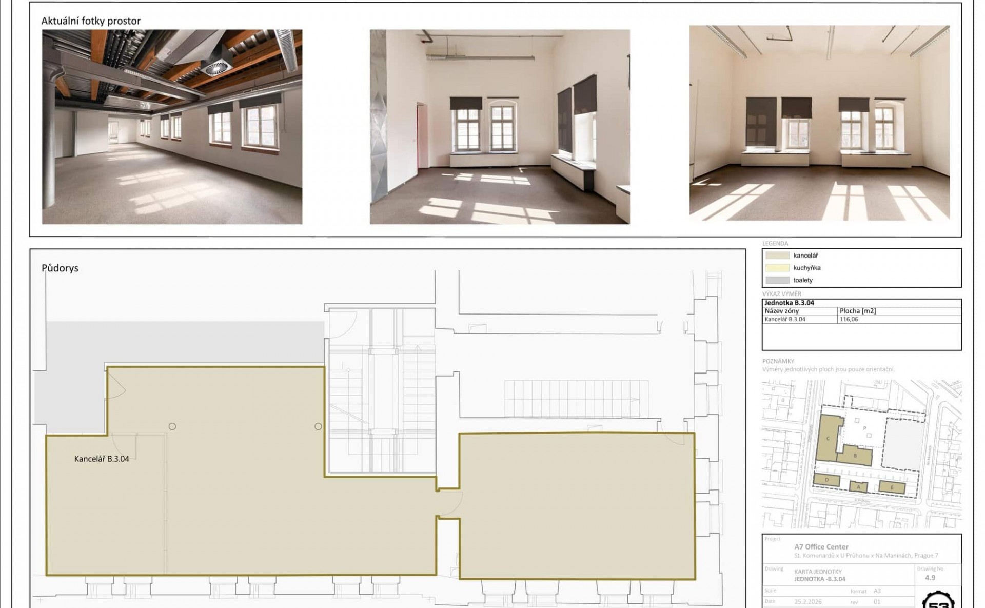 Pivovar 57 pronájem moderních kanceláří Praha 7 Holešovice