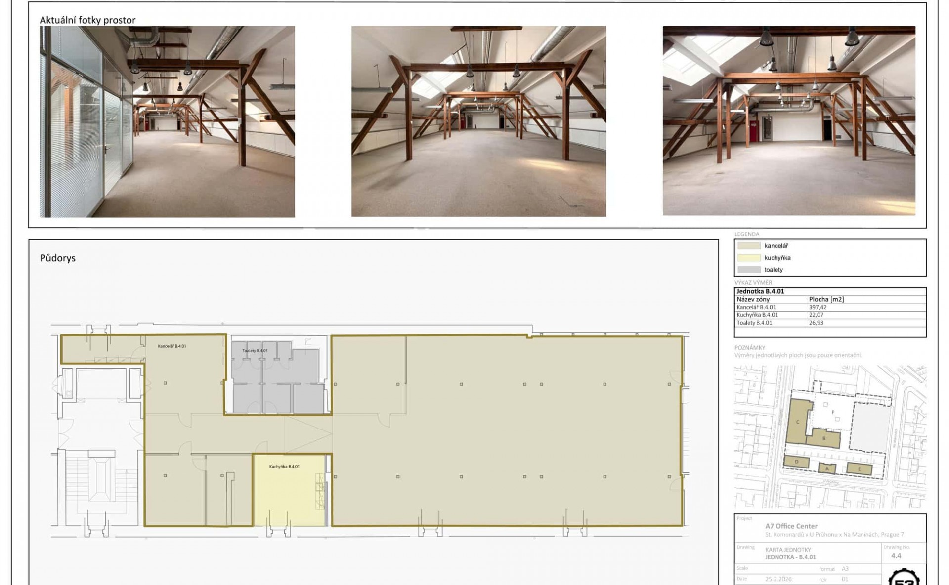 Pivovar 57 pronájem moderních kanceláří Praha 7 Holešovice