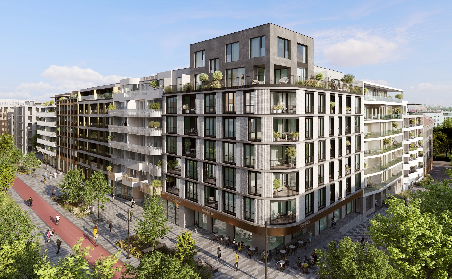 Pronájem obchodních prostor SM8 Smíchov City Praha 5 Q1 2028