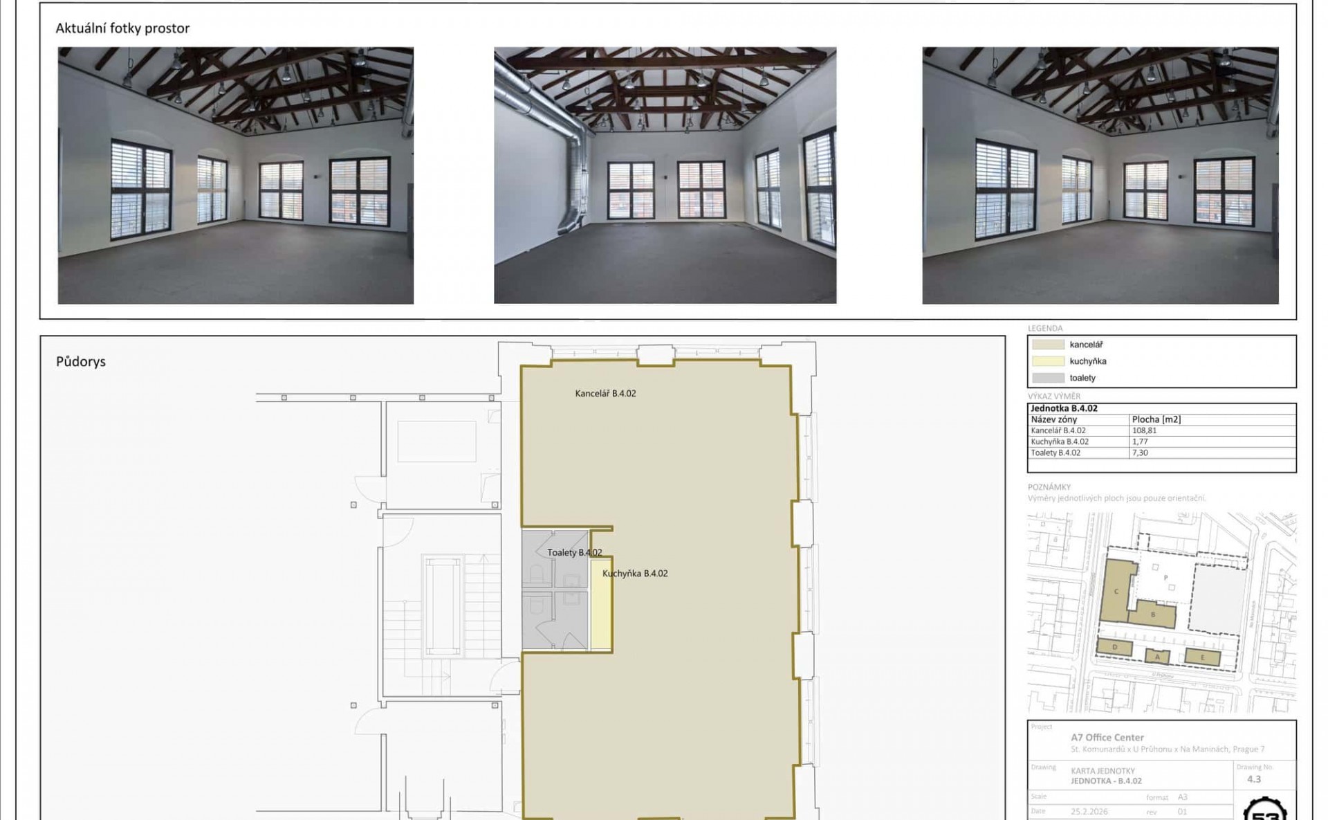 Pivovar 57 pronájem moderních kanceláří Praha 7 Holešovice