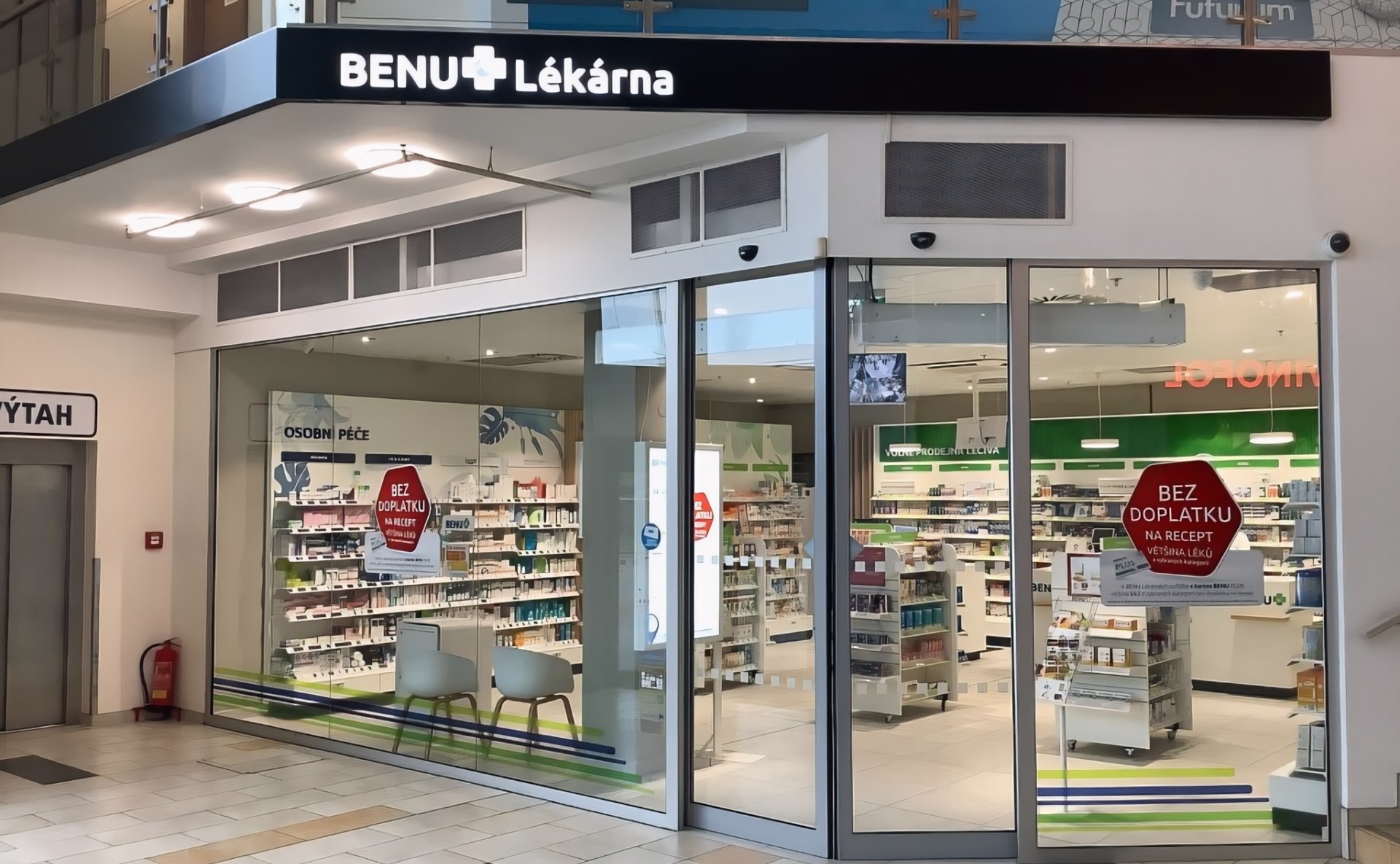 Pronájem obchodní prostor / stánek OC Futurum Kolín