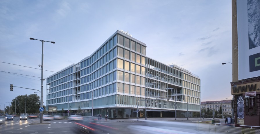 Visionary: Modern Office Space for Lease in the Dynamic Holešovice District