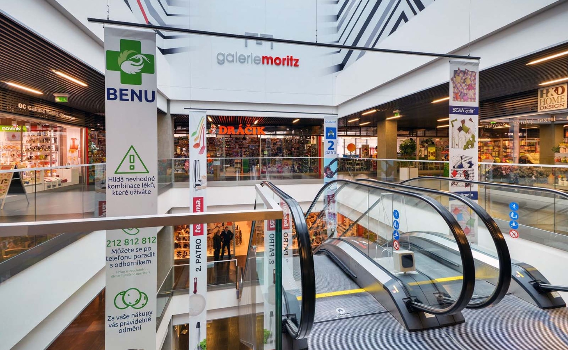Pronájem obchodní prostor / stánek OC Galerie Moritz Olomouc Dejsiprostor