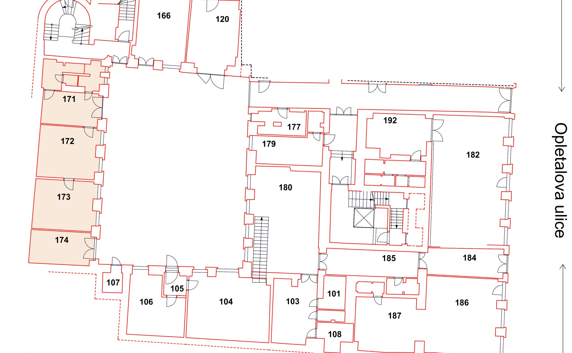 Offices for Lease near Wenceslas Square, Prague 1 – Opletalova Dejsiprostor