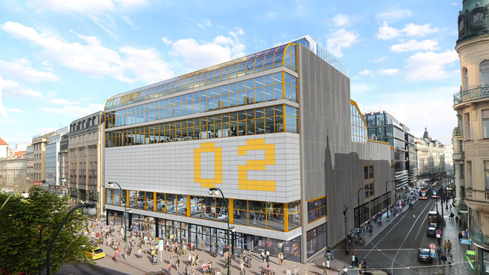 Shop in the new brand new Máj Department Store - 15 m2 to 235 m2