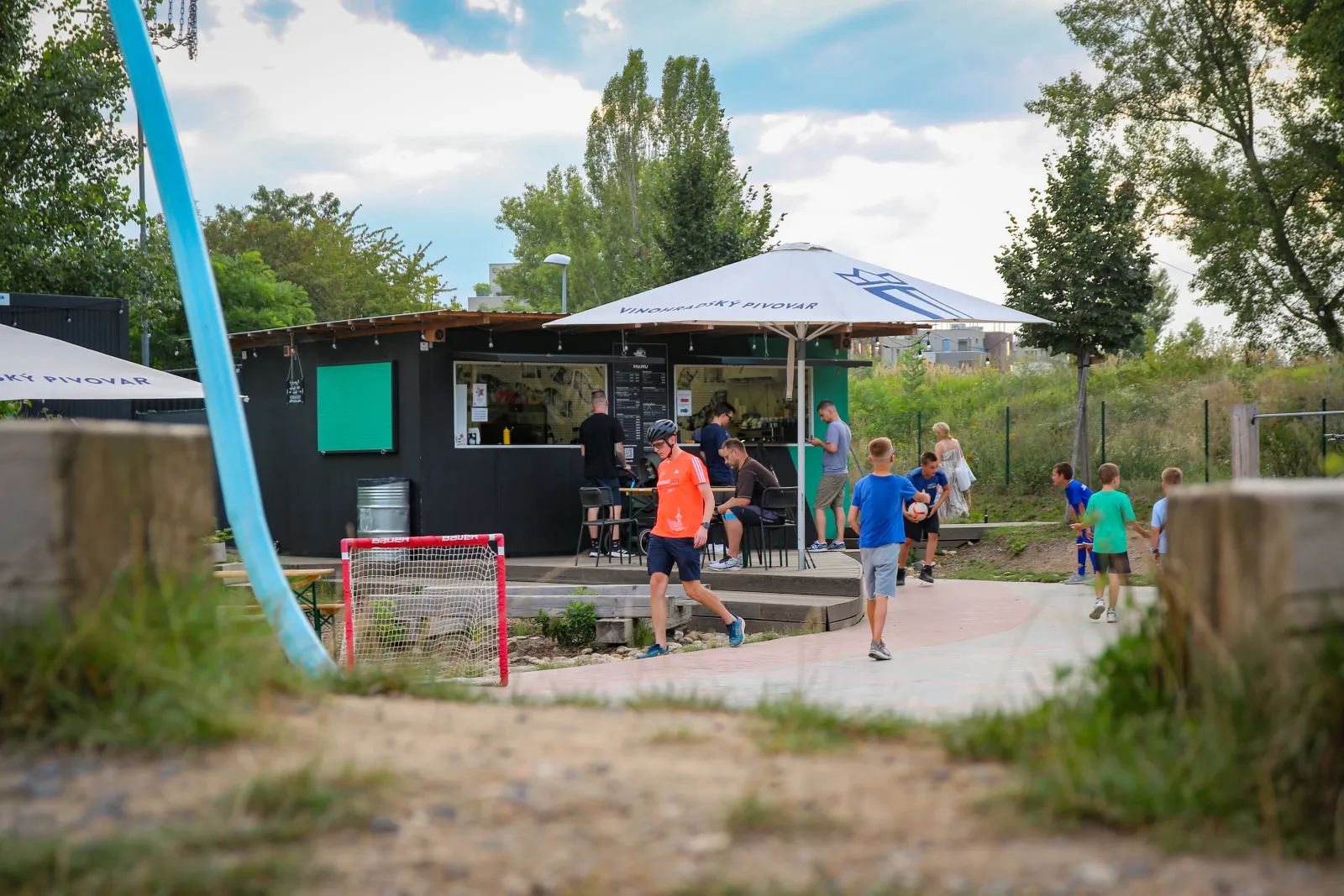 Open-air leisure venue with pumptrack for events – Prague