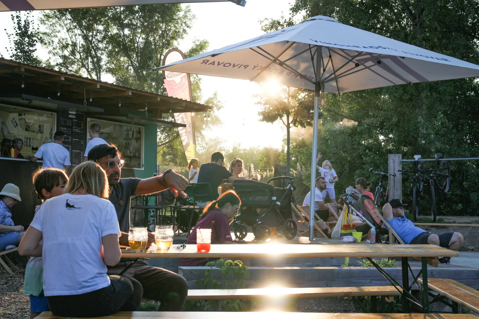 Open-air leisure venue with pumptrack for events – Prague
