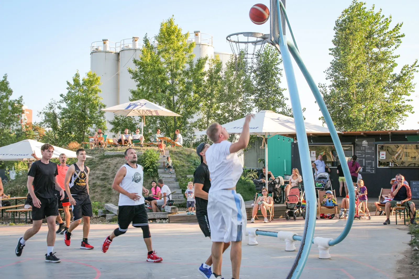 Open-air leisure venue with pumptrack for events – Prague