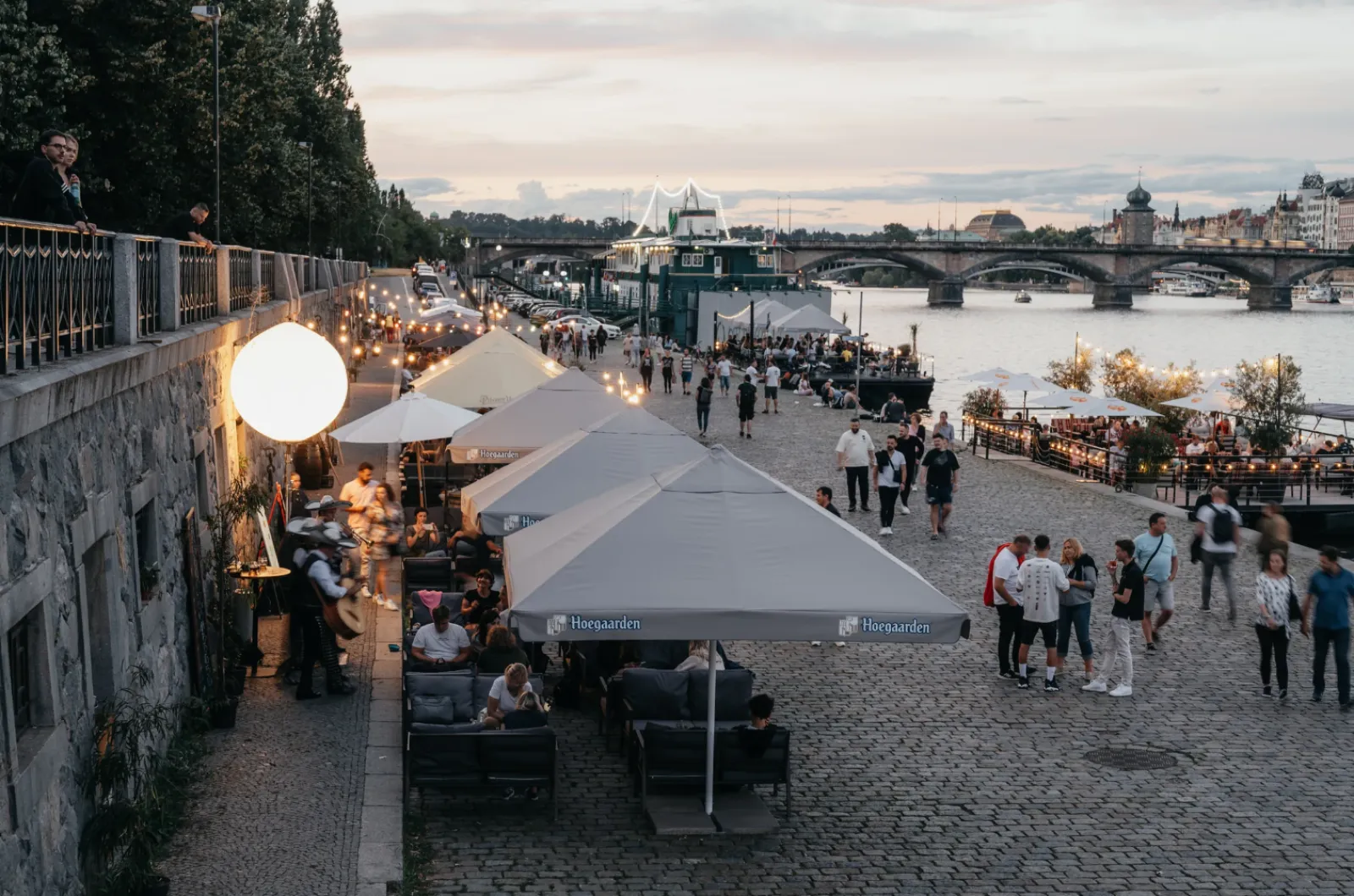 Event venue on the Prague riverfront