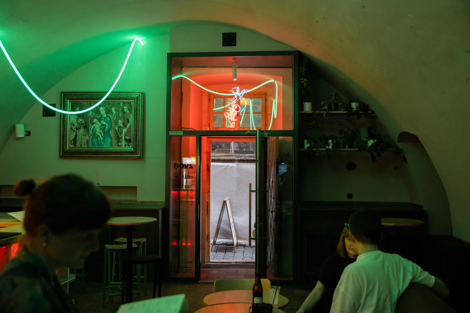 A cool bar in the historic setting of Old Town Square, Prague