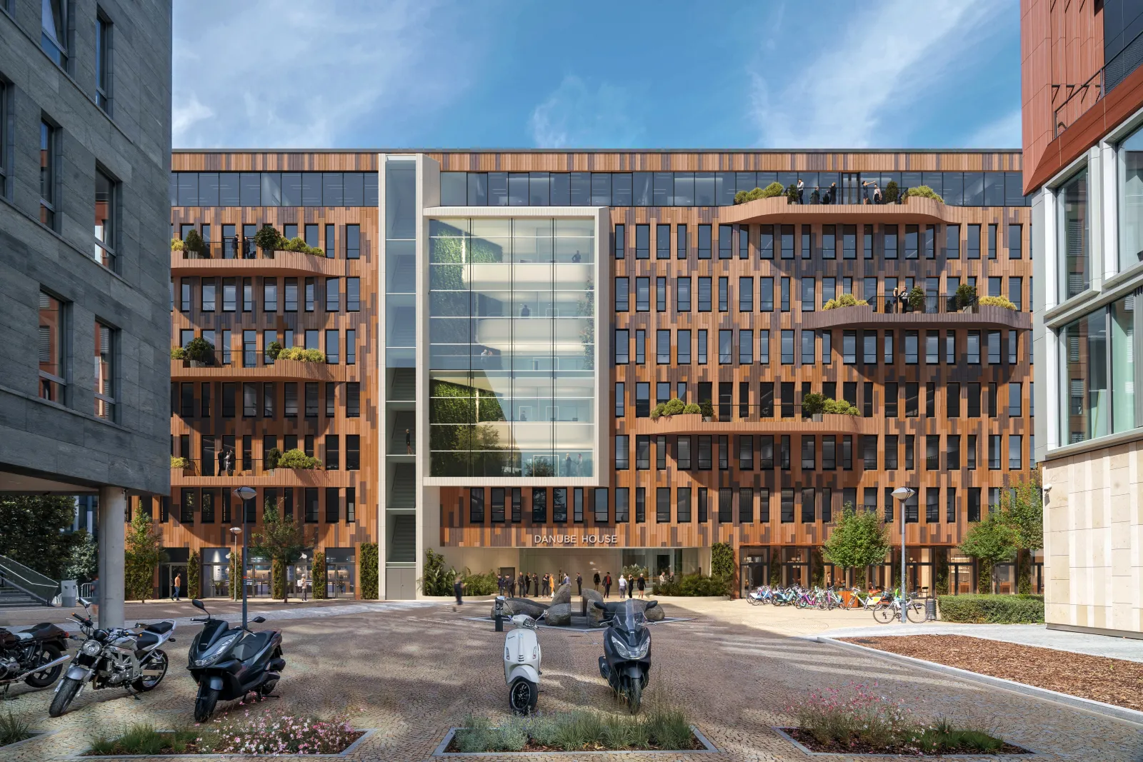Pronájem kanceláří v Danube House Praha 8