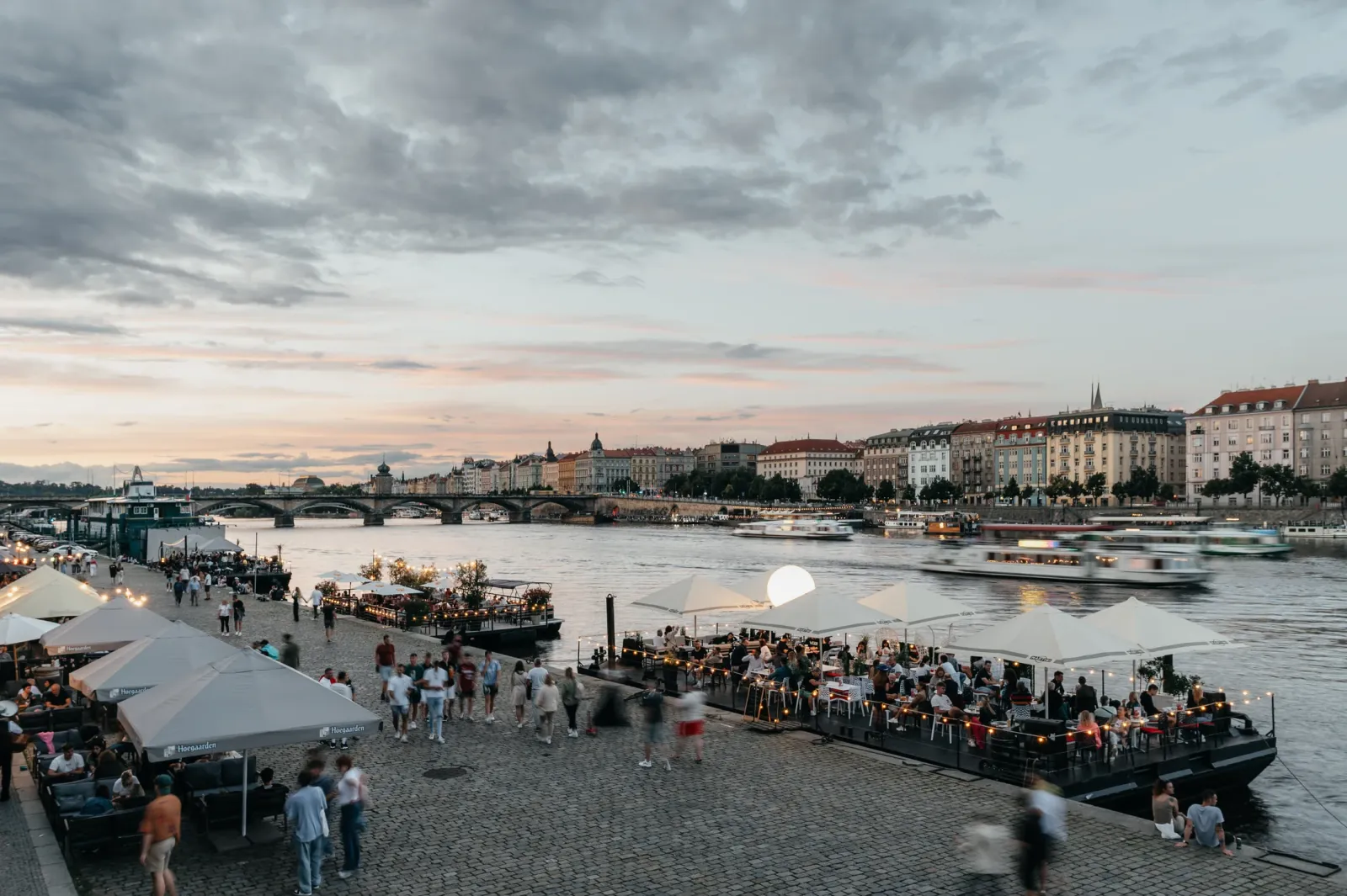 Event venue on the Prague riverfront