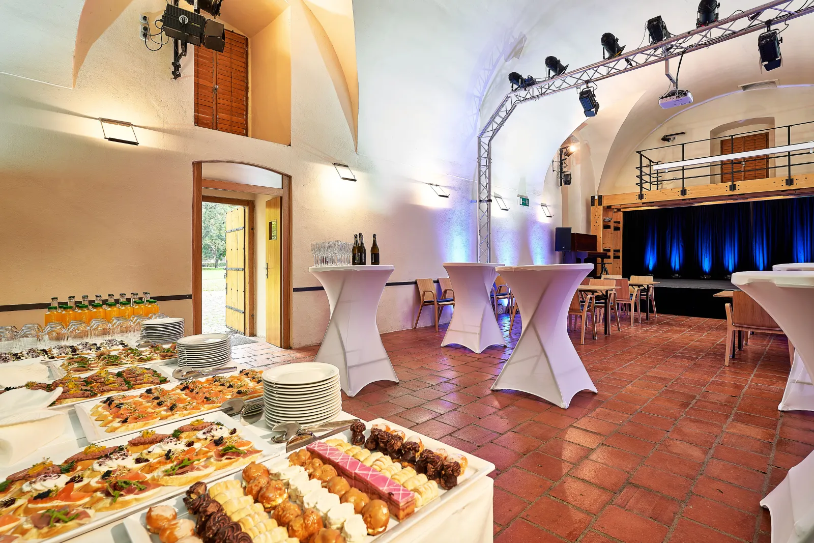 Vyšehrad Burgrave’s Residence: An intimate hall in the historic Burgrave’s Palace in the heart of Vyšehrad