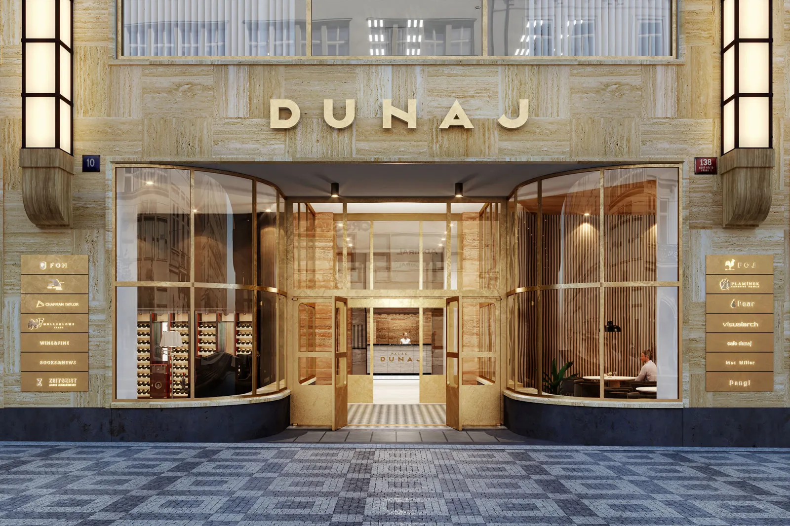 Pronájem prostor pro restauraci na Praze 1 v Paláci Dunaj