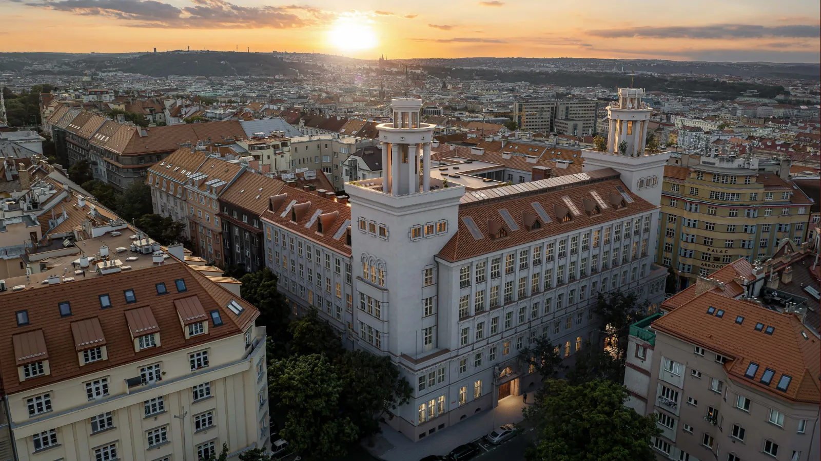 Café & Light Bistro Space 220 m² in a Historic Building Near the Žižkov Tower, Q1 2028